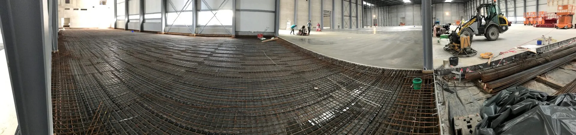 Bewehrungsarbeiten vor Betoneinbau