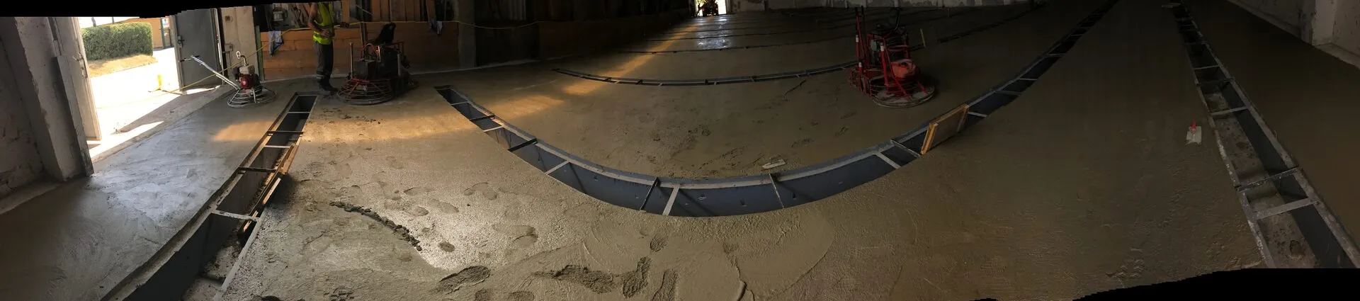 Verdichtung mit Rüttelbohle