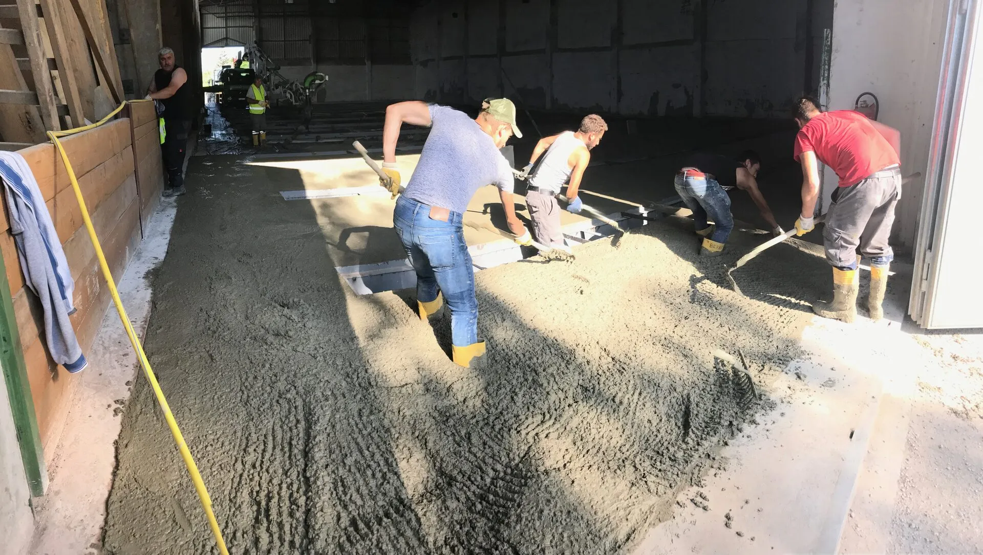 Bewehrungsarbeiten vor Betoneinbau